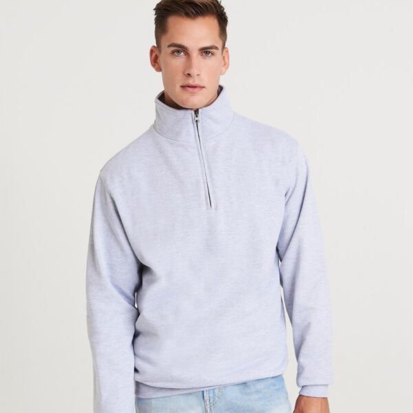 AWDis Sophomore Zip Neck Sweatshirt Thumbnail