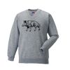 Russell Schoolgear Kids V Neck Sweatshirt Thumbnail