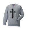 Russell Schoolgear Kids V Neck Sweatshirt Thumbnail